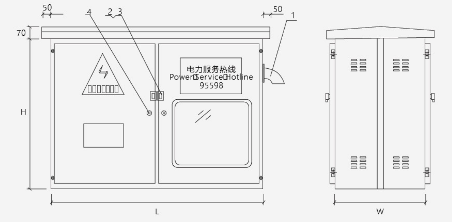 Наружная распределительная коробка JP